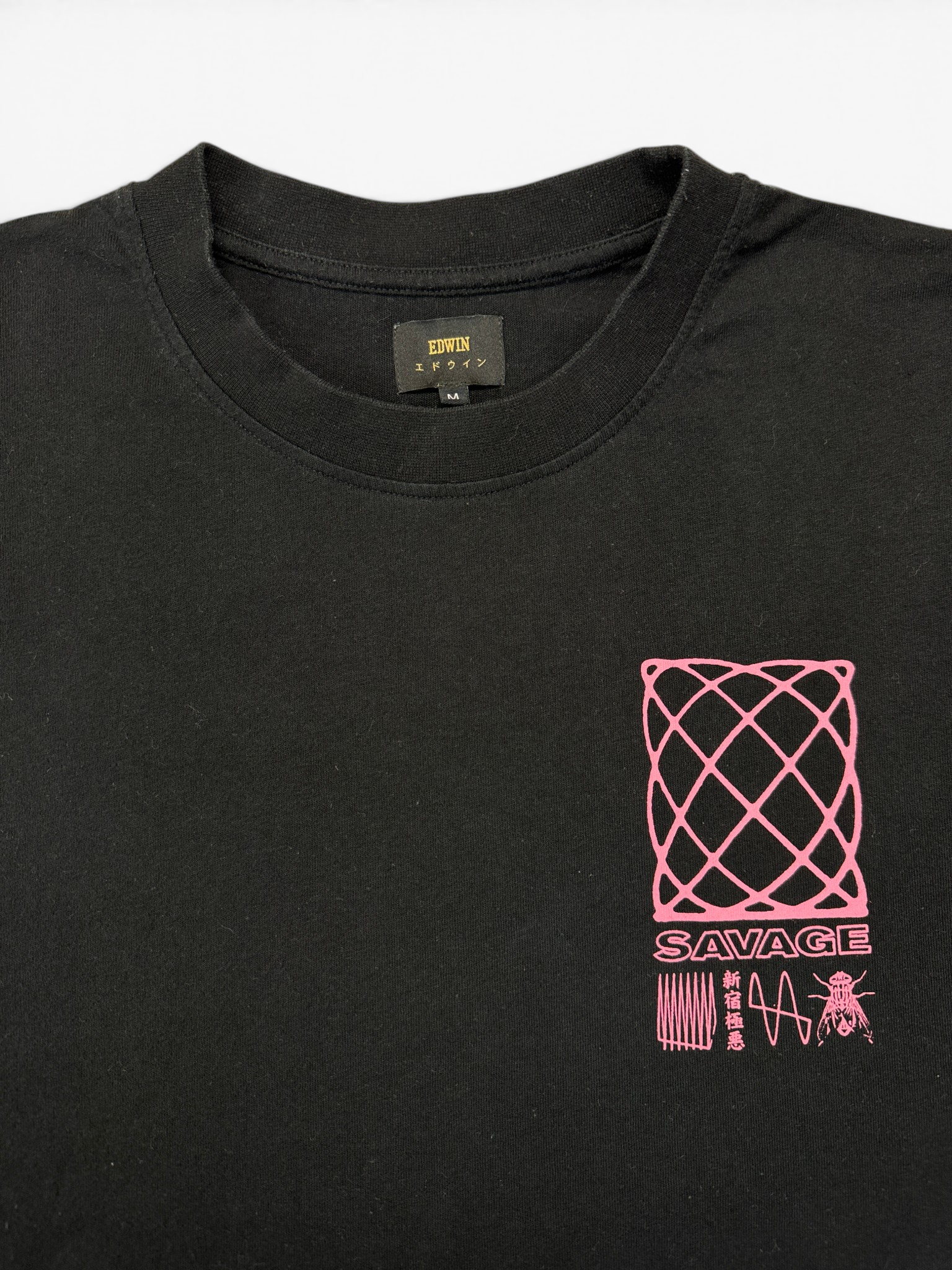 2010s Edwin Shirt Shinjuku Savage Schwarz