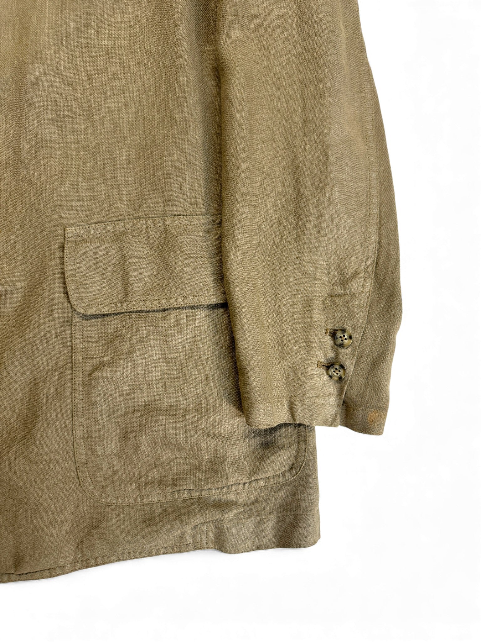 J.Keydge Slack Jacket "Ivy" Leinen Braun 56 XL-XXL