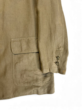 J.Keydge Slack Jacket "Ivy" Leinen Braun 56 XL-XXL