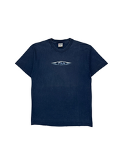 90s Fila Logo Shirt Made In USA Dunkelblau