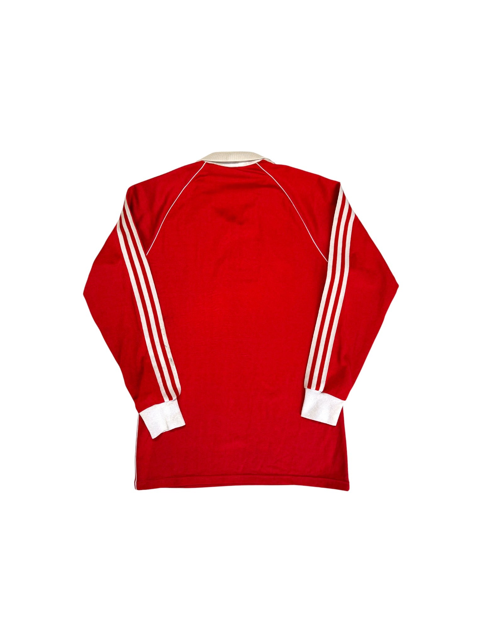 80s Adidas Langarm Trikot "Loma-Sport" Made In West Germany Rot L