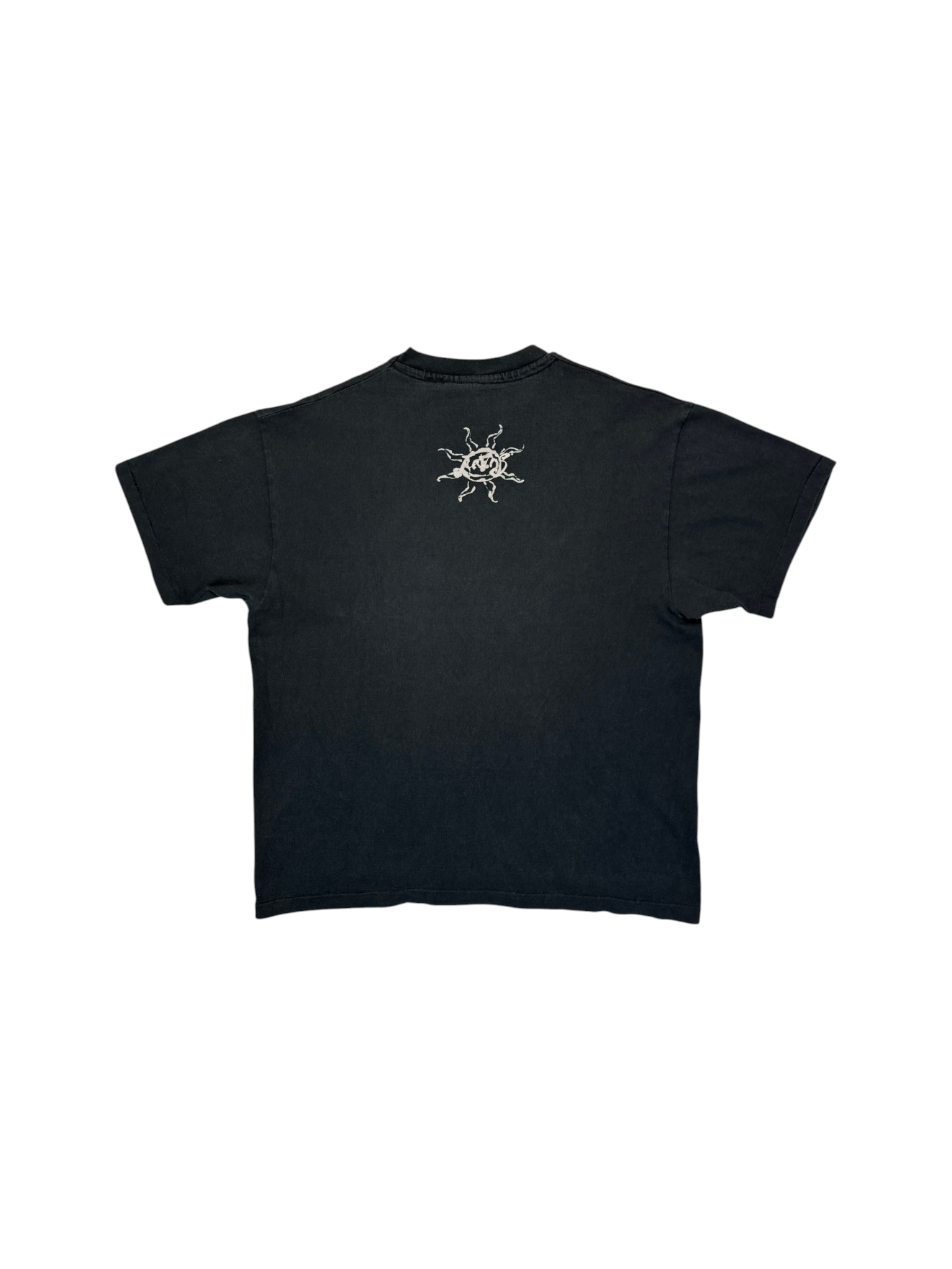90s Levis Shirt 'Abstract Sun' Single Stitch Schwarz