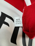 Adidas Trikot HSV 2017/18 #13 Hansen Fly Emirates Weiß Rot L