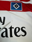 Adidas Trikot HSV 2017/18 #13 Hansen Fly Emirates Weiß Rot L