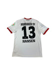 Adidas Trikot HSV 2017/18 #13 Hansen Fly Emirates Weiß Rot L