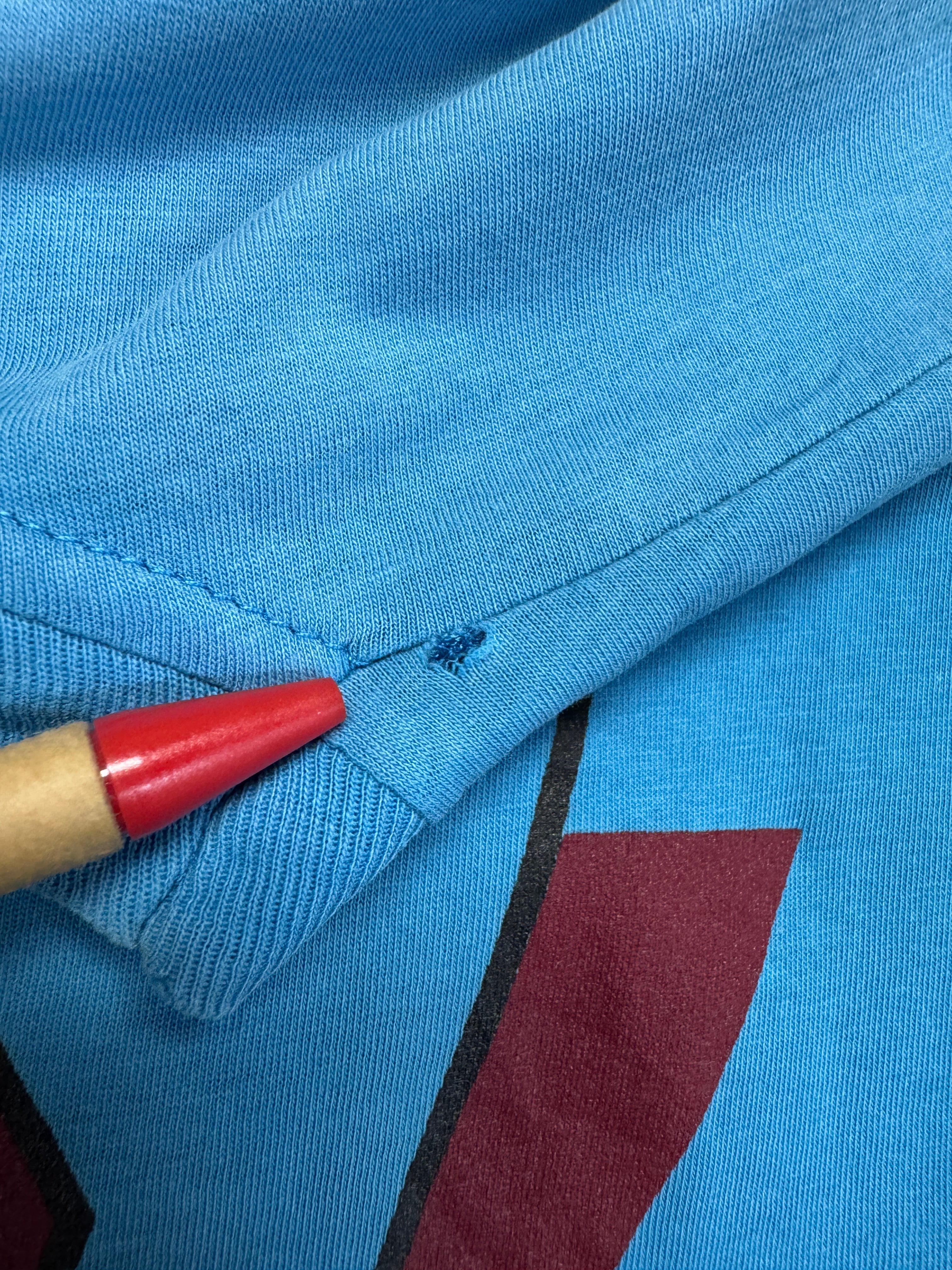 90s Reebok Shirt "Play some Hoop" Single Stitch Blau