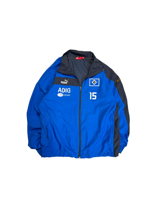 2003/06 Puma Trainingsjacke #15 (Erik Meijer?) Blau Schwarz L