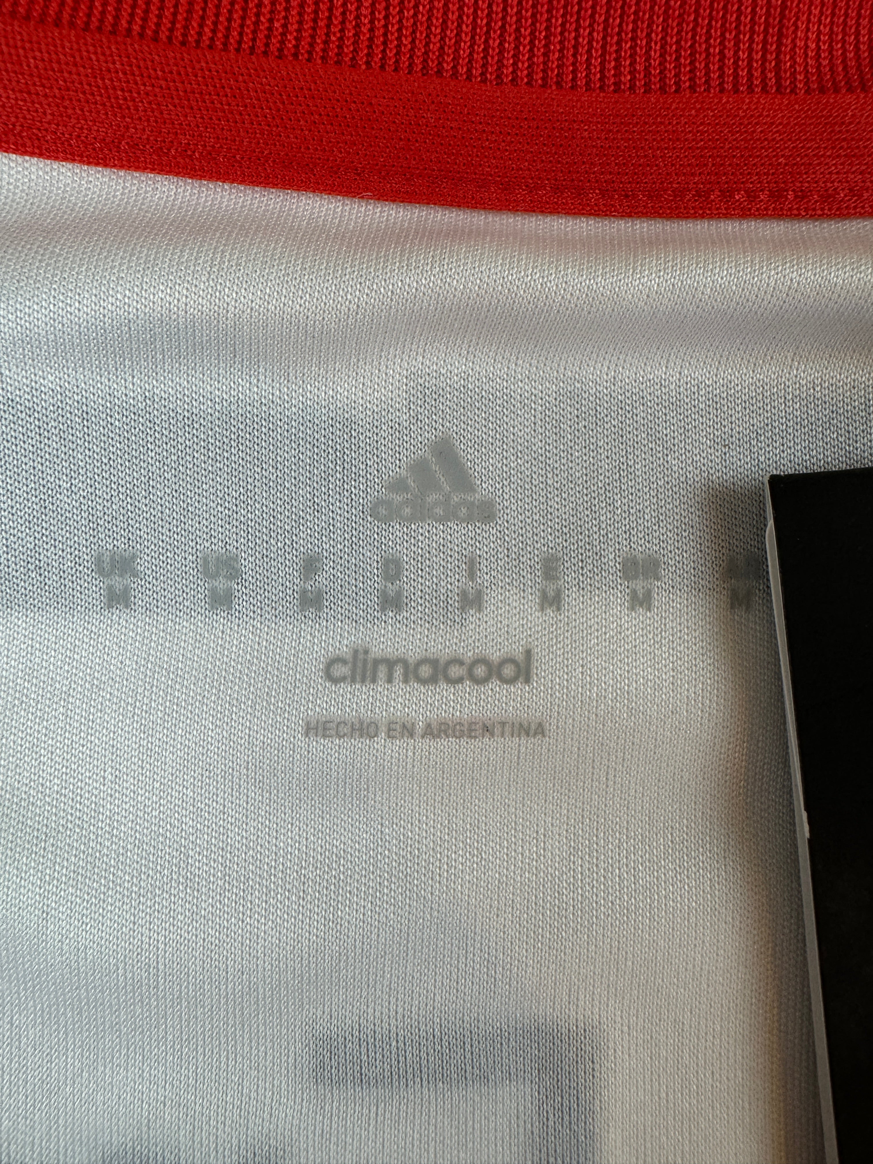 Adidas Trikot River Plate 2015/16 Deadstock Weiß Rot M
