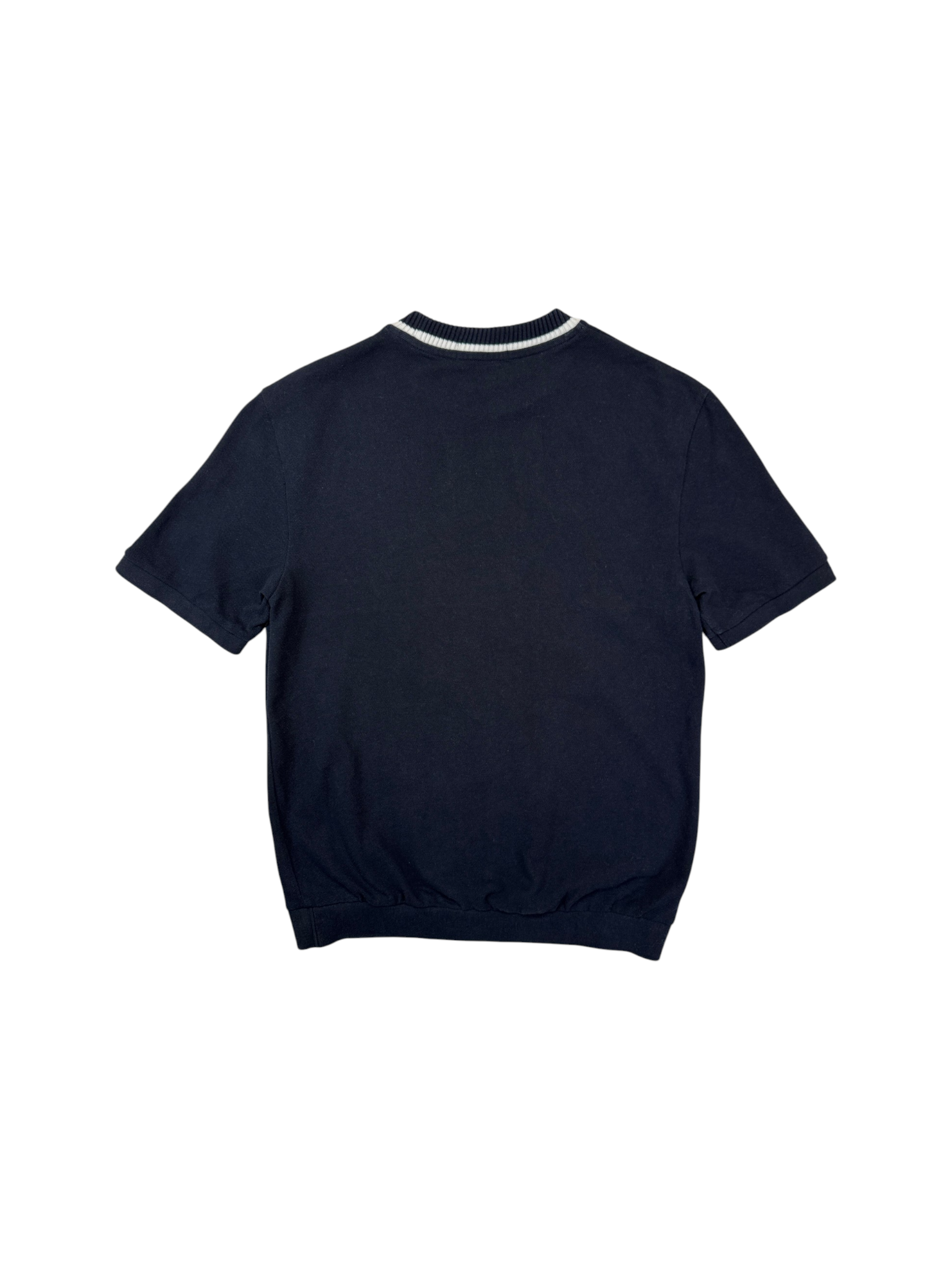 2020s Fred Perry Strickshirt Reissues Schwarz