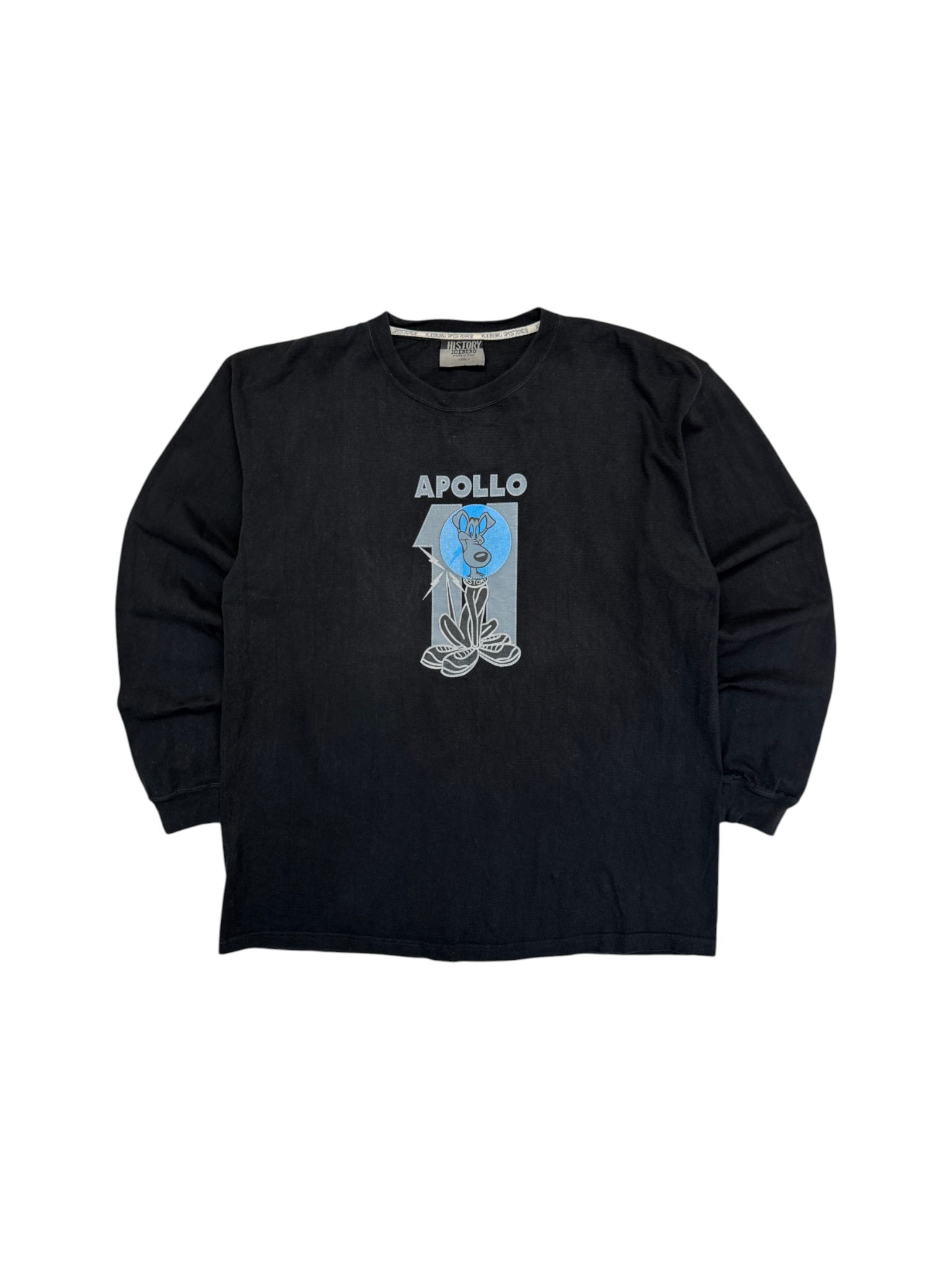 00s Iceberg History Longsleeve "Apollo" Schwarz