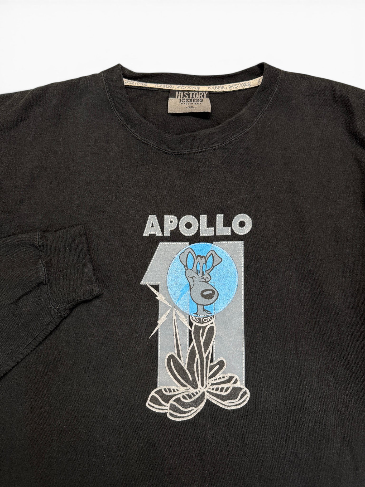 00s Iceberg History Longsleeve "Apollo" Schwarz