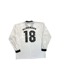 90s Reebok Trikot Langarm #18 Klinsmann Weiß XXL
