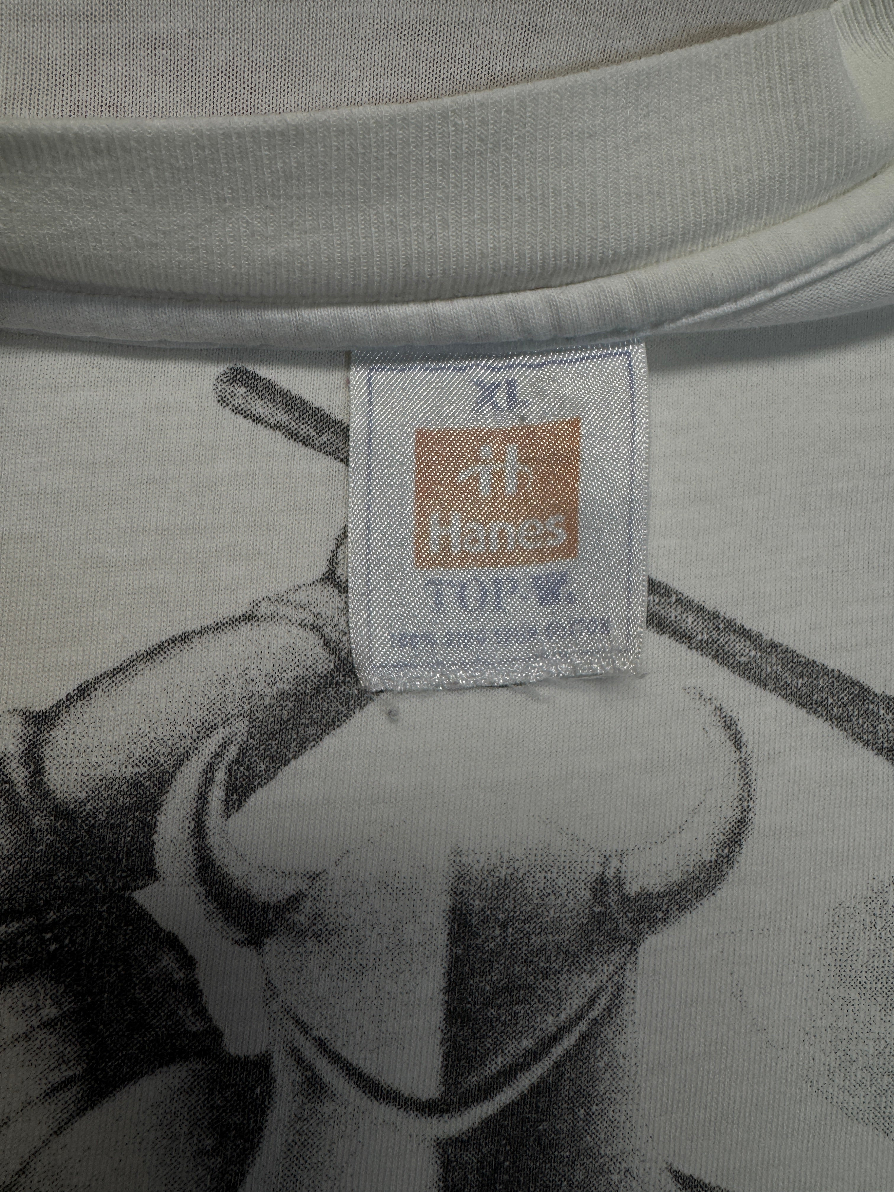 1996/97 Hanes Shirt 1. FC Nürnberg Weiß XL