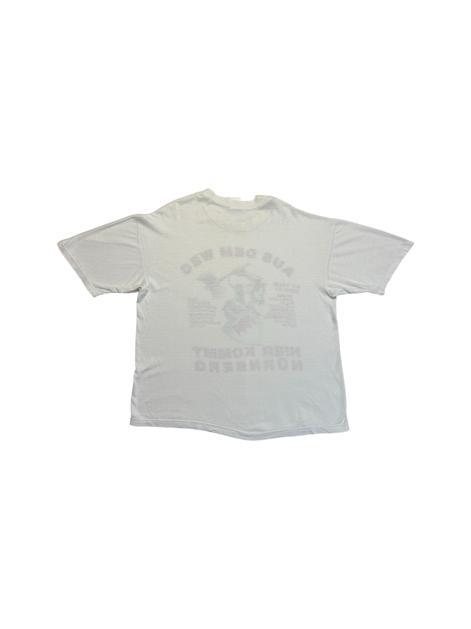 1996/97 Hanes Shirt 1. FC Nürnberg Weiß XL
