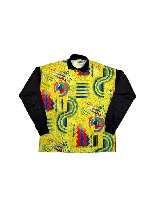 90s Uhlsport Torwarttrikot Template Bunt XXL