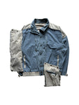 Vintage Black Cat Blouson 80s Cargo Multipocket Grau Braun L-XL