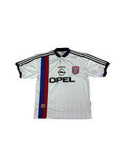 Vintage Adidas Trikot FC Bayern 1996-98 #7 Scholl Opel Weiß L