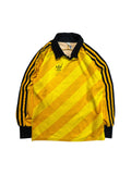 80s Adidas Torwarttrikot Besiktas 86/87 / Lokomotiv Moscow 89-90 Gelb Schwarz XS