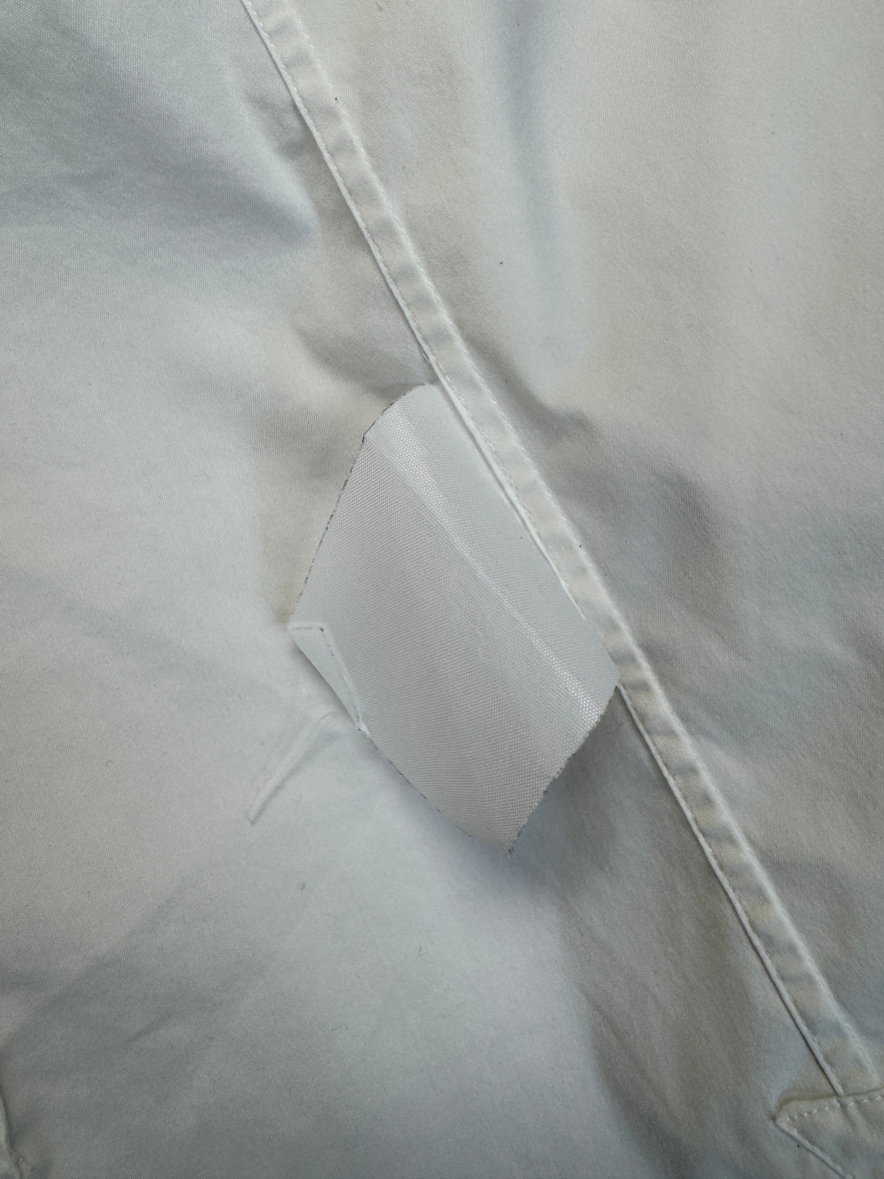 00s Prada Hemd Ombré Weiß