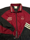 90s Adidas Regenjacke 1. FC Nürnberg Fan-Club Schwarz Rot D9 XL