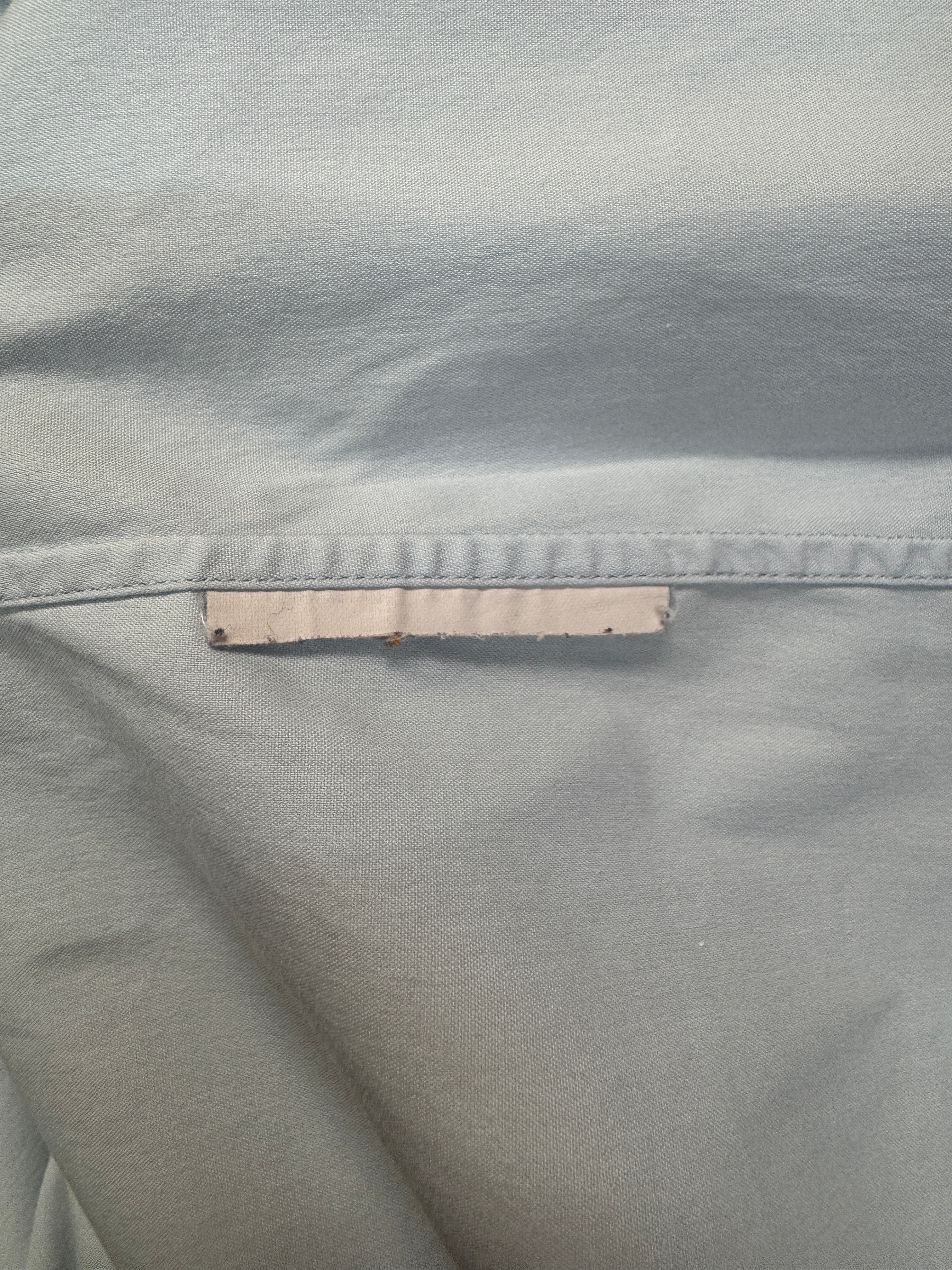 00s Prada Stretch Hemd Hellblau