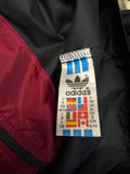 90s Adidas Regenjacke 1. FC Nürnberg Fan-Club Schwarz Rot D9 XL