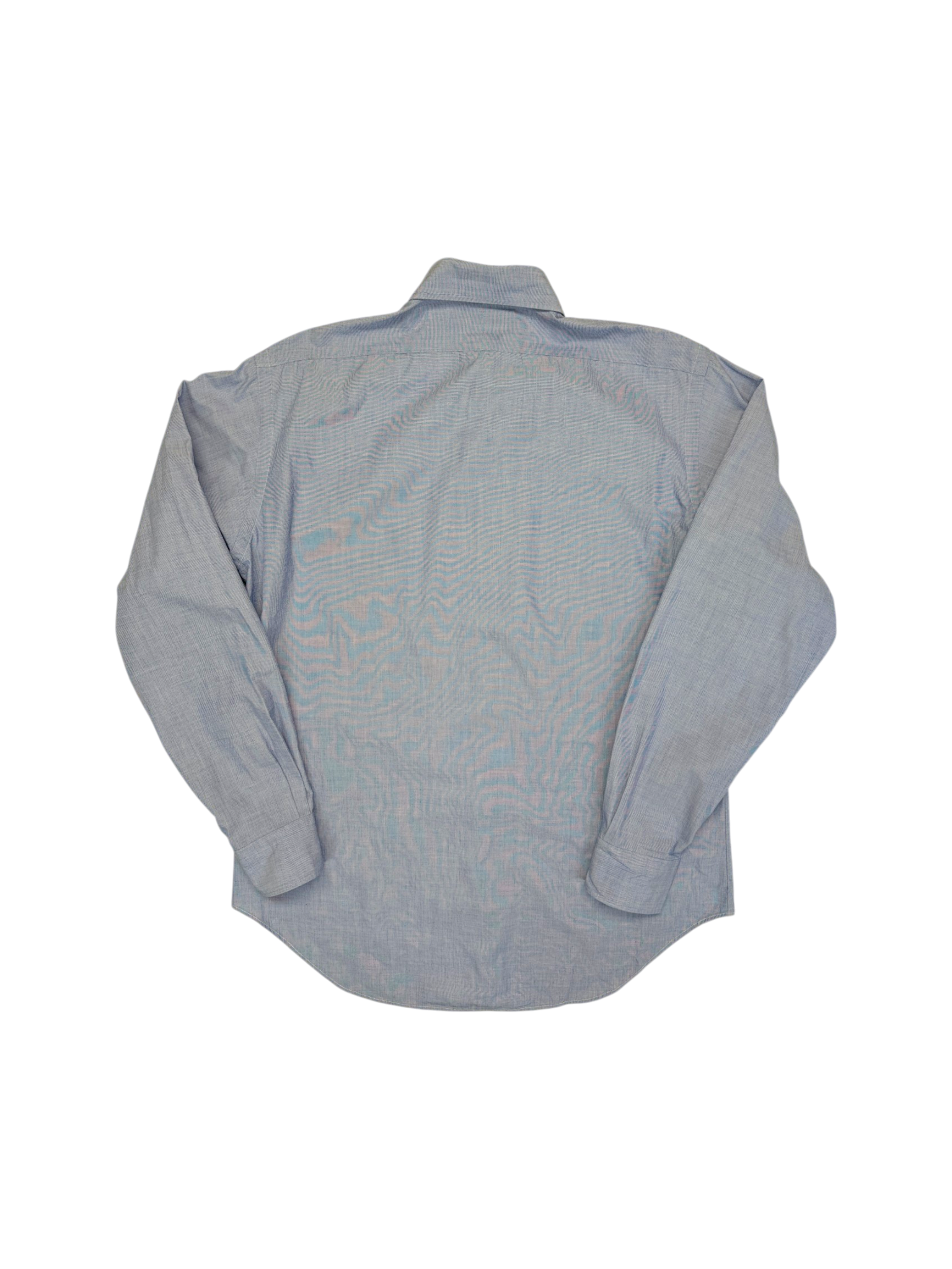 90s Ralph Lauren Hemd Tab Collar Made In Singapore Blau