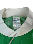 Rare! Vintage Adidas By Ventex Trikot Langarm 80s St Etienne #3 Grün Weiß L
