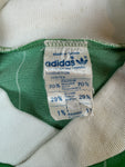 Rare! Vintage Adidas By Ventex Trikot Langarm 80s St Etienne #3 Grün Weiß L