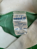 Rare! Vintage Adidas By Ventex Trikot Langarm 80s St Etienne #3 Grün Weiß L