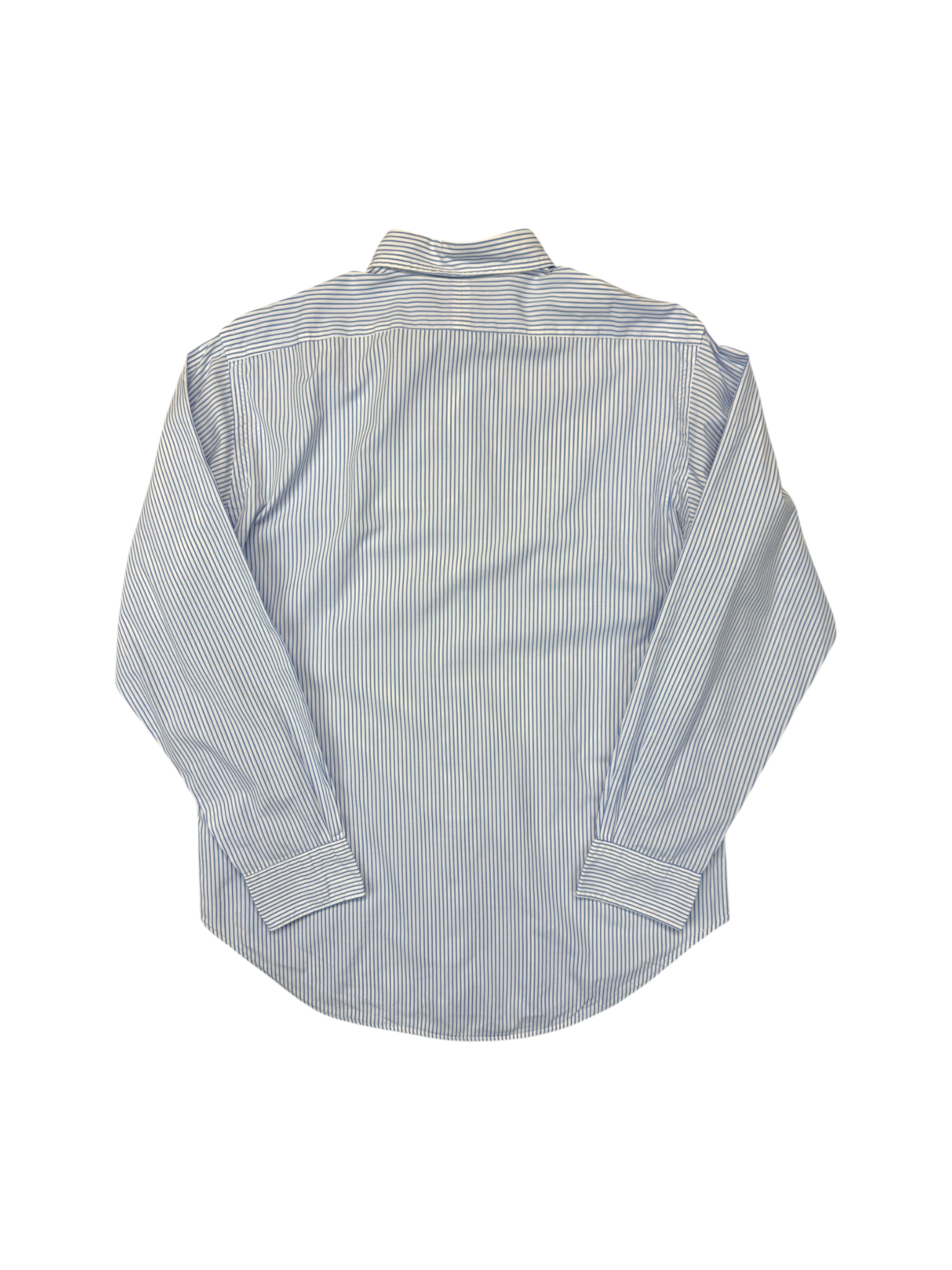90s Ralph Lauren Hemd Made In Singapore Gestreift Blau Weiß