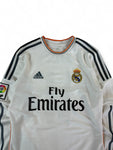 Adidas Trikot Langarm Real Madrid 2013/14 #11 Bale Weiß S