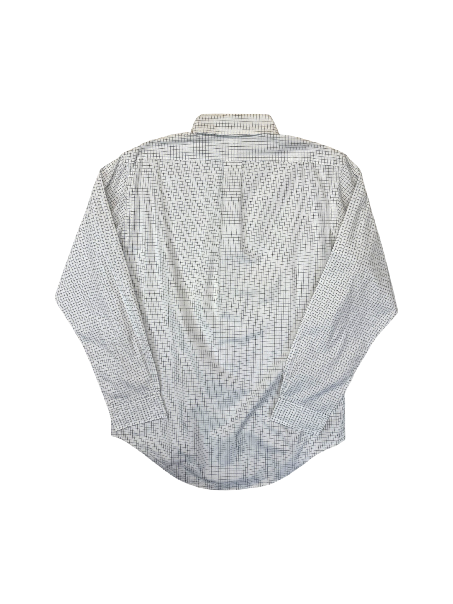 90s Ralph Lauren Hemd Made In Singapore Kariert Weiß