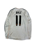Adidas Trikot Langarm Real Madrid 2013/14 #11 Bale Weiß S