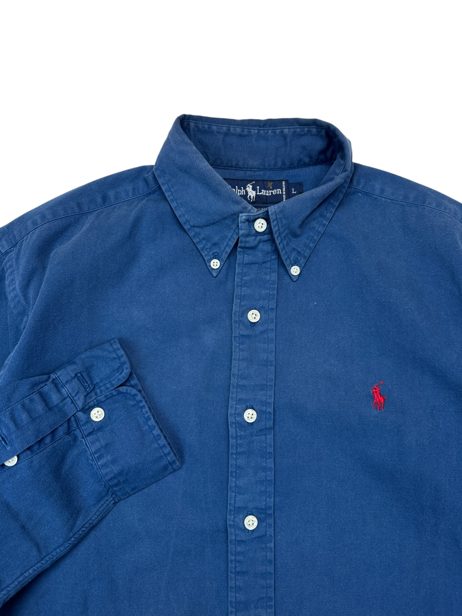90s Ralph Lauren Hemd Blau