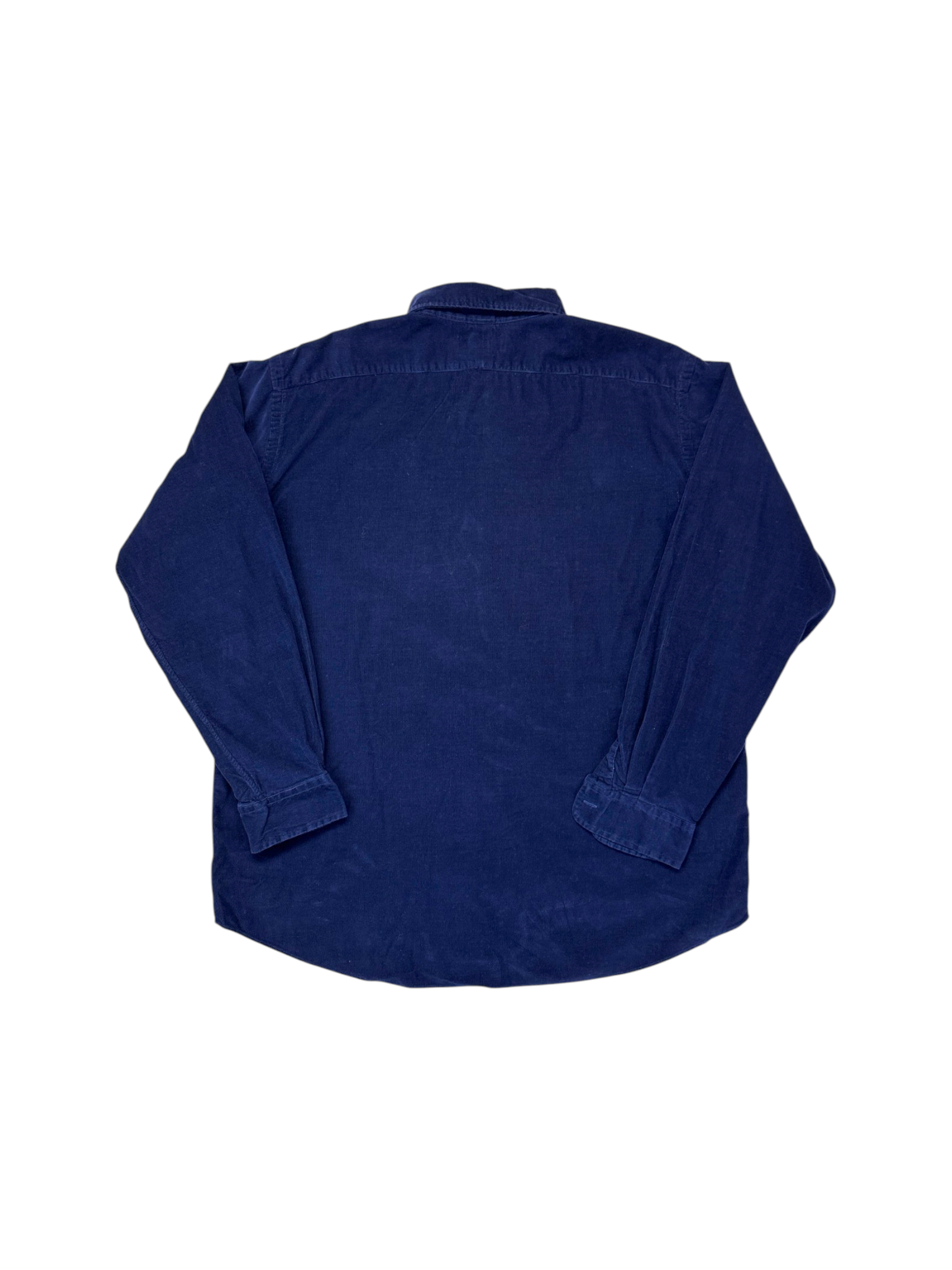 90s Ralph Lauren Kord Hemd Ellington Dunkelblau
