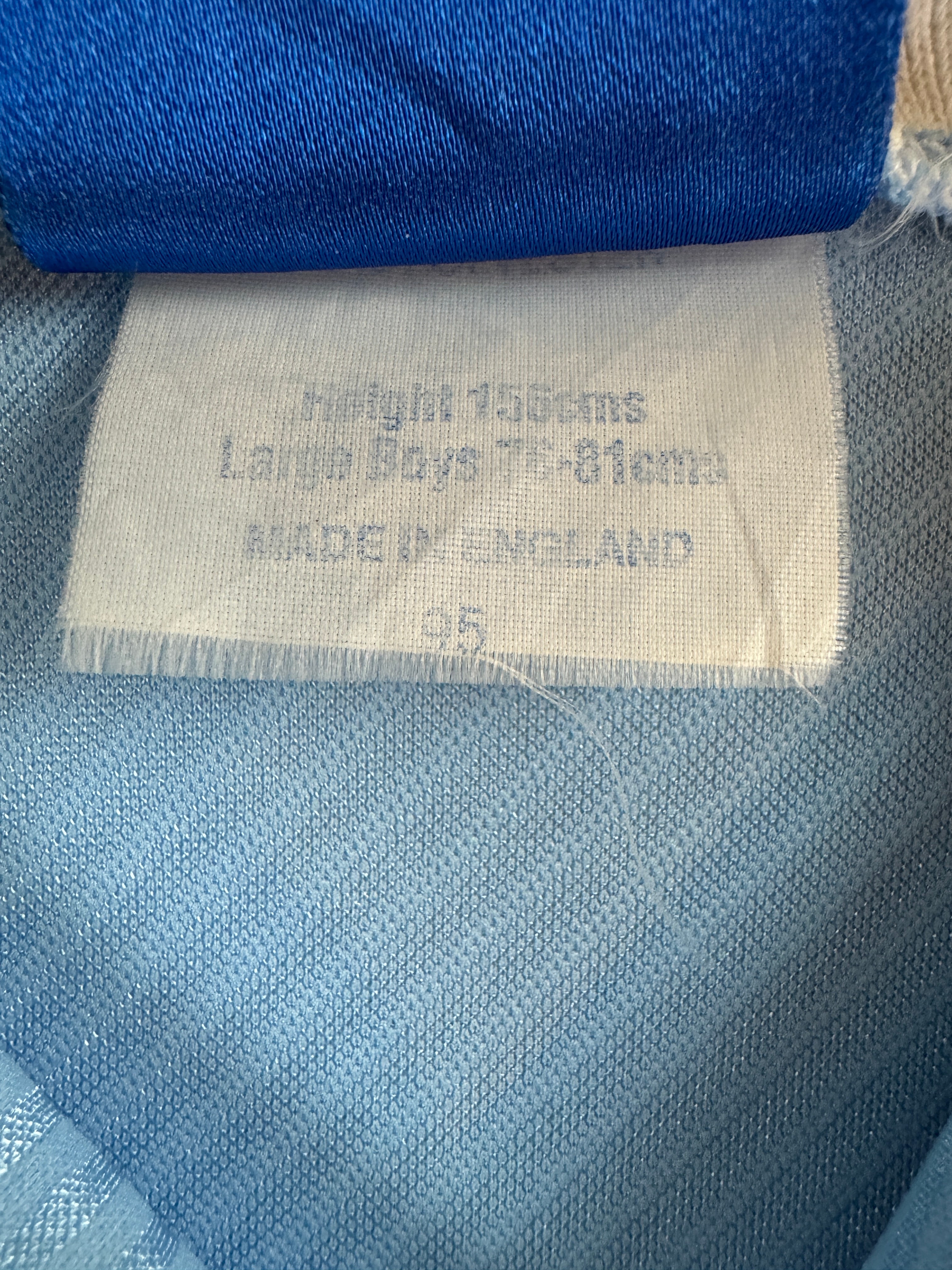 Vintage Umbro Trikot Lazio 1993/1995 Banca Di Roma Made In England Blau Large Boys