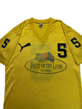 80s Puma Trikot Fruit Of The Loom #5 Roth Gelb 5-6 M