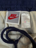Vintage Nike Jogginghose Late 80s/Early 90s Basic Nylon Mit Innenfutter Dunkelblau XXL
