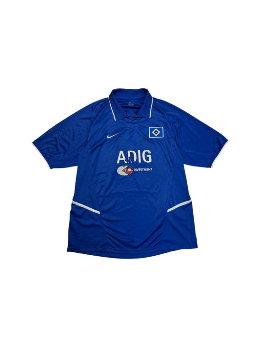 2005/06 Nike Trikot HSV Adig#8 Made In Portugal Blau Weiß L