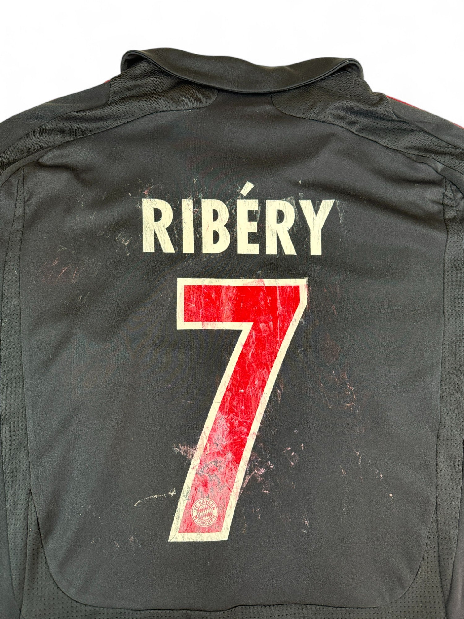 Adidas Trikot FC Bayern 2007/08 #7 Ribery T Home Schwarz XL