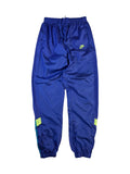 Vintage Nike Jogginghose Late 80s/Early 90s Gelbe Akzente Glänzend Lila S-M