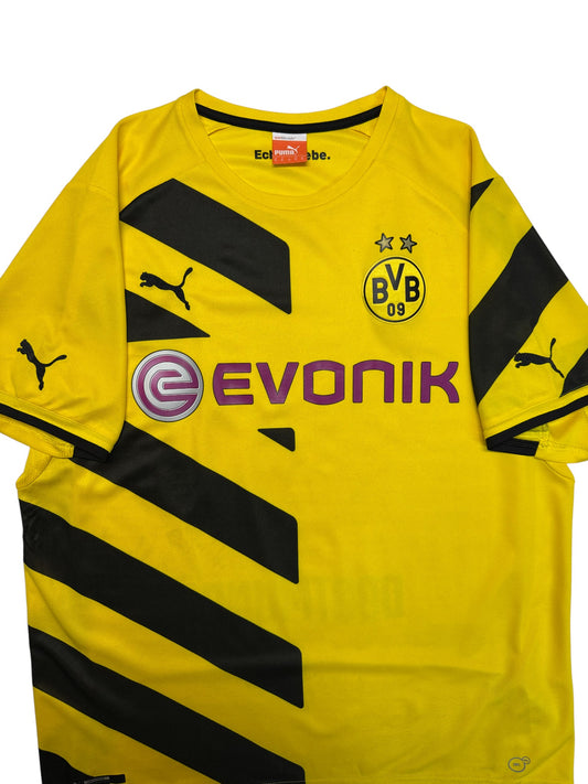 2014/15 Puma Trikot BVB Dortmund Evonik Gelb Schwarz XL
