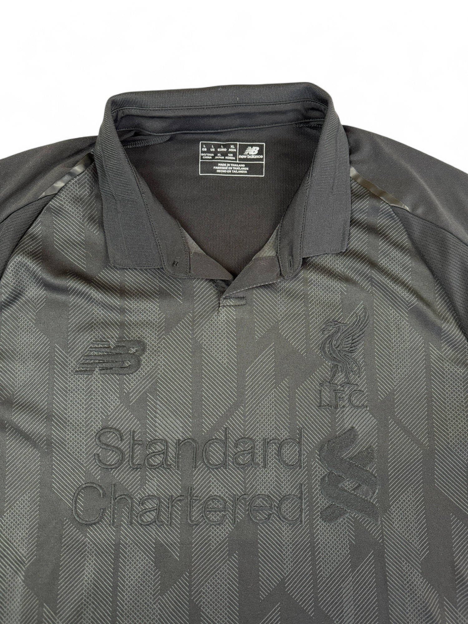 New Balance Trikot Liverpool 2018/19 Standard Chartered All Black L