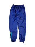 Vintage Nike Jogginghose Late 80s/Early 90s Gelbe Akzente Glänzend Lila S-M