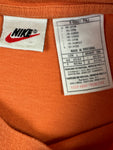 Vintage Nike Shirts 90s "Authentic Athletics" Made In Portugal Orange L