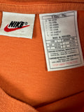 Vintage Nike Shirts 90s "Authentic Athletics" Made In Portugal Orange L