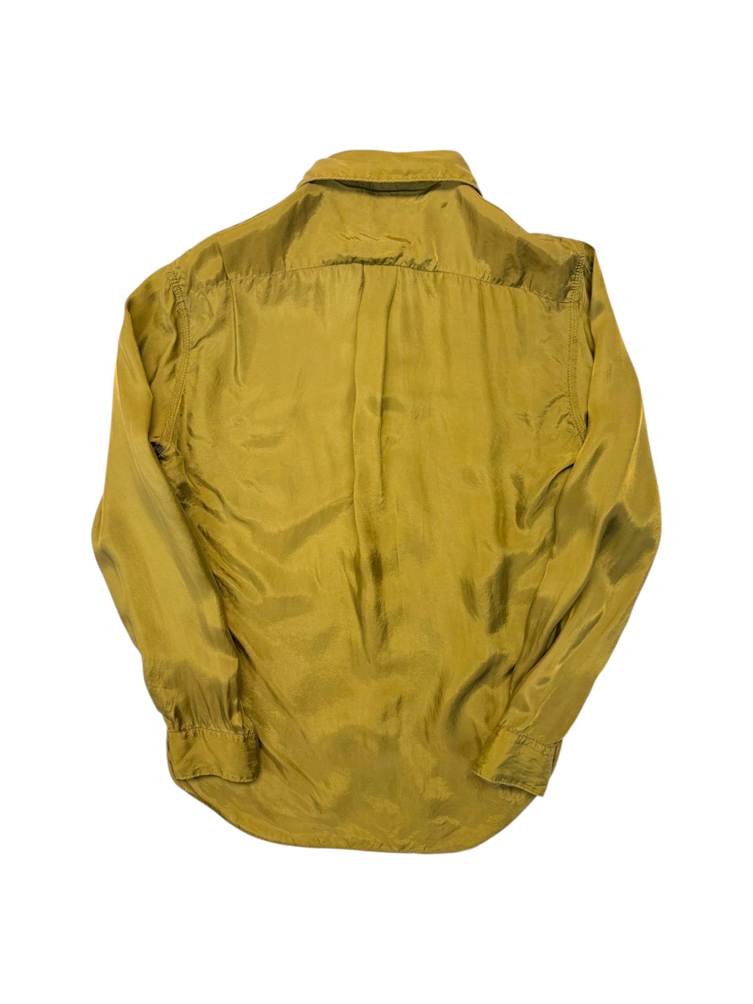 2010s Acne Blå Konst Damen Hemd Cupro