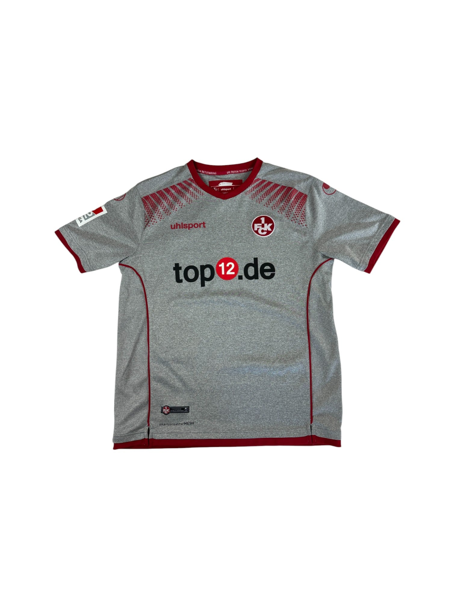 Uhlsport Trikot Kaiserslautern 2017/18 Top12.de #3 Abu Hanna Grau L
