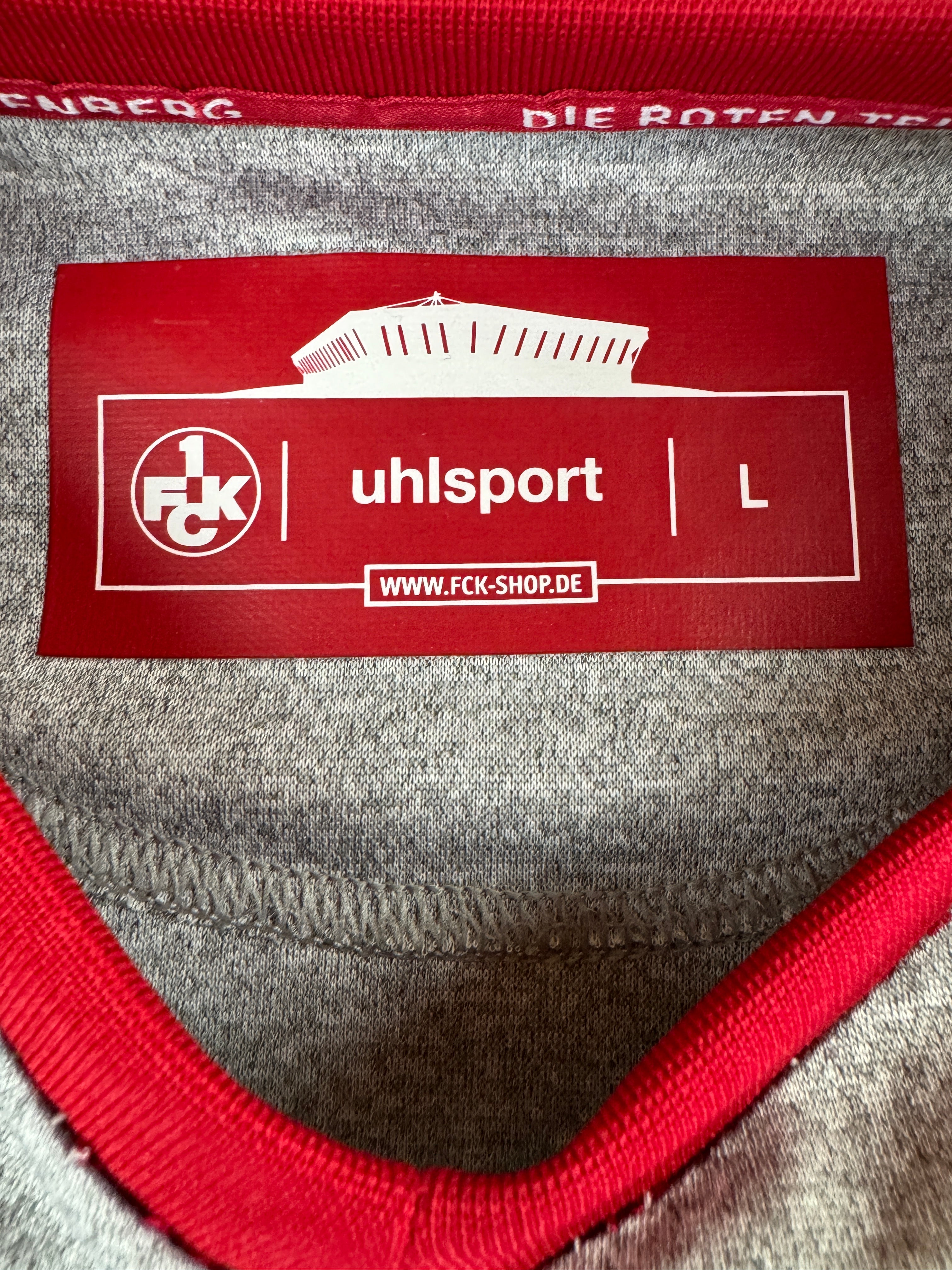 Uhlsport Trikot Kaiserslautern 2017/18 Top12.de #3 Abu Hanna Grau L